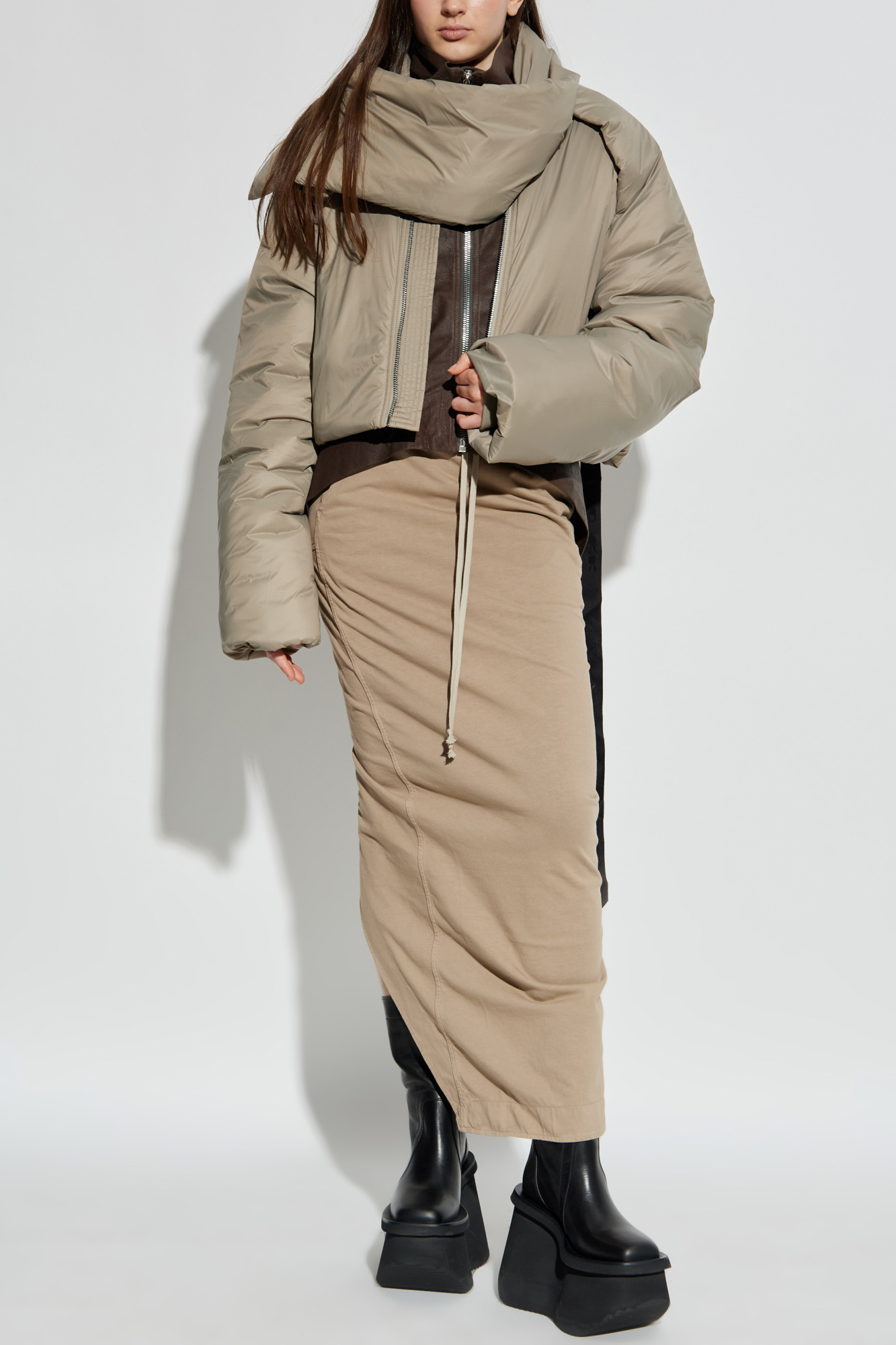 Rick Owens 'Naska' leather jacket | Women's | Vitkac